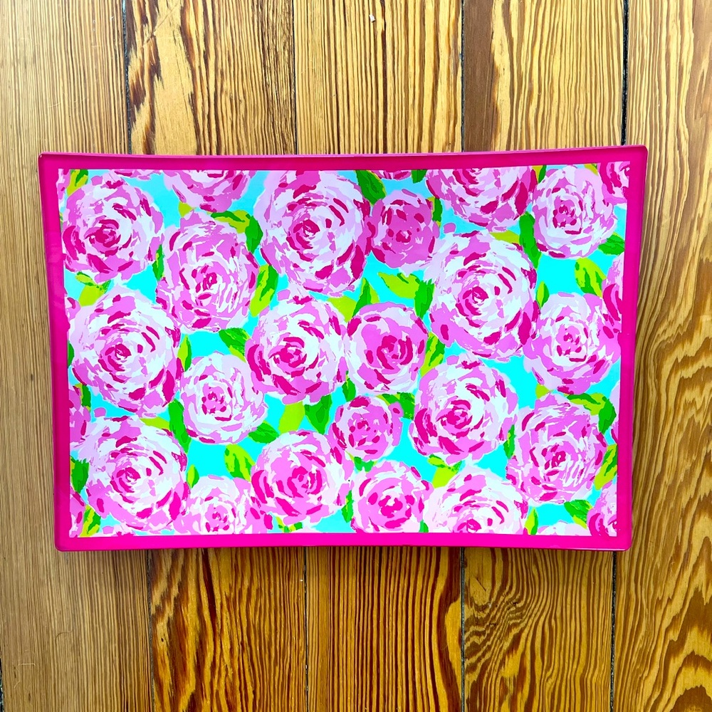 Lilly Pulitzer Trinket Tray Roses